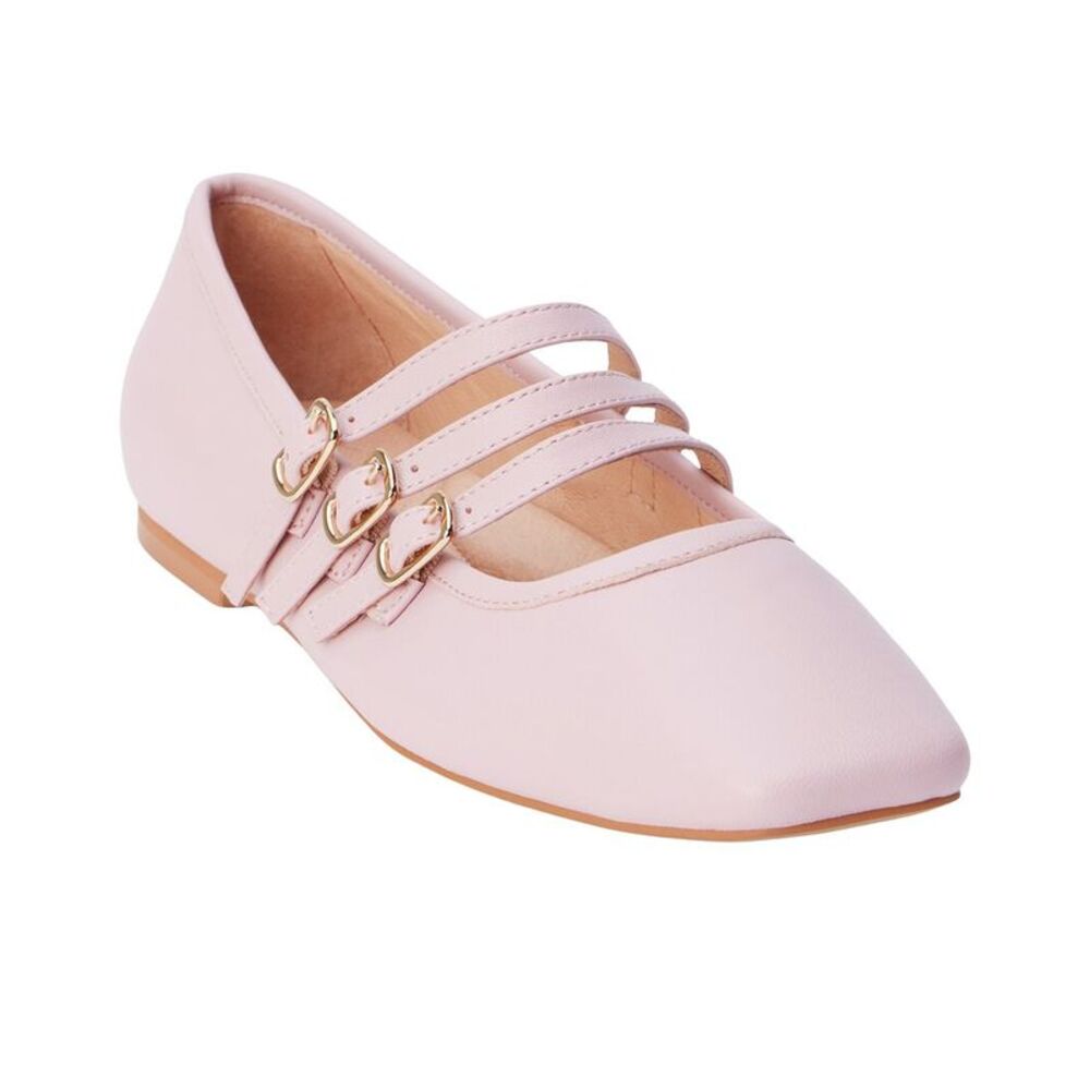 Matisse Nova Leather Flat, Pink